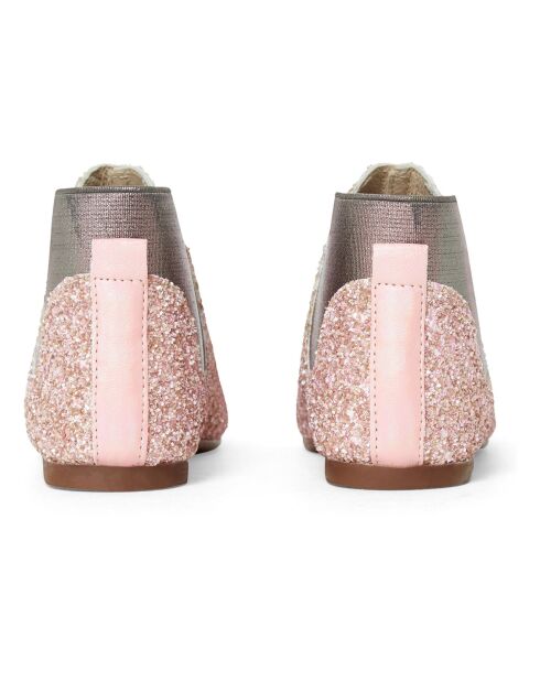 Boots Chelsea à Paillettes roses