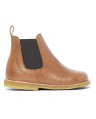 Boots Chelsea Zippées cognac