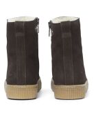 Boots Fourrées Zippées chocolat