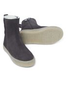 Boots Fourrées Zippées chocolat