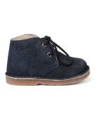 Boots Fourrées Desert Winter Lace bleu marine