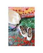 Zapatillas de piel Hermosilla x Bonjour Collaboration, color crudo