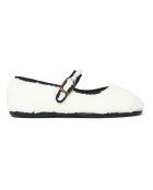 Zapatillas de piel Hermosilla x Bonjour Collaboration, color crudo
