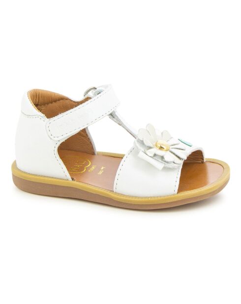 Sandales Poppy Daisy blanches