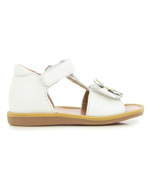 Sandales Poppy Daisy blanches