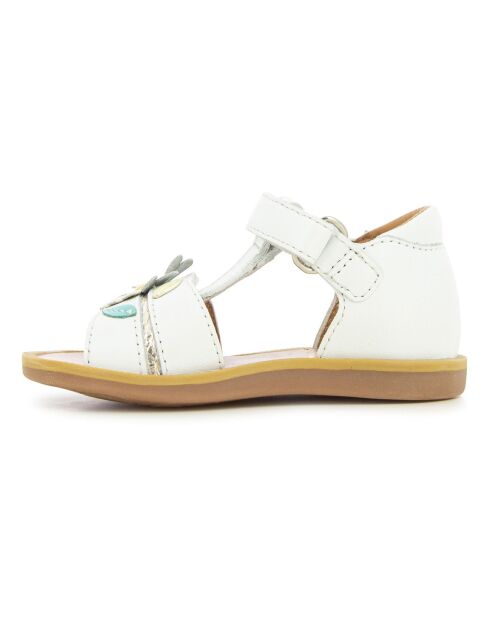 Sandales Poppy Daisy blanches