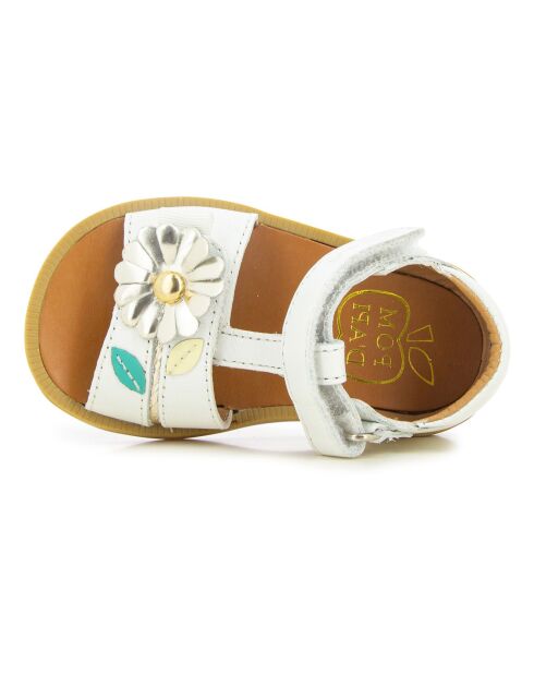 Sandales Poppy Daisy blanches
