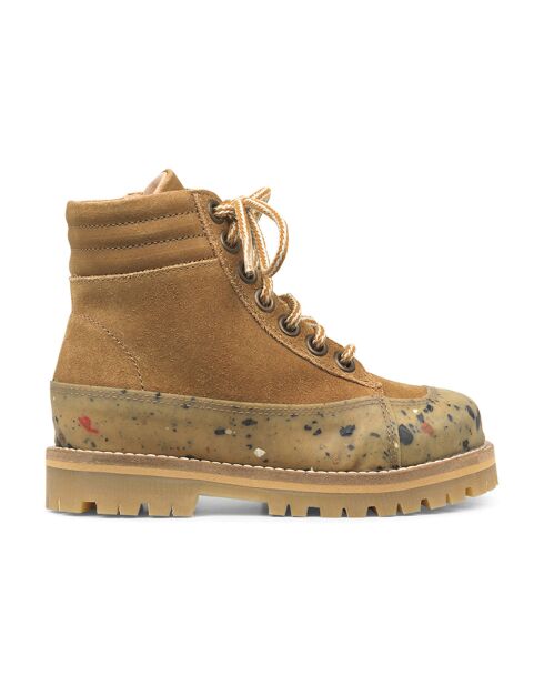 Boots en Caoutchouc Recyclé camel