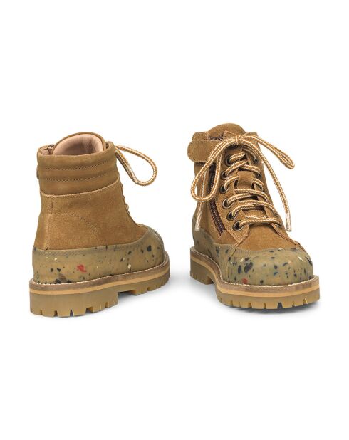 Boots en Caoutchouc Recyclé camel