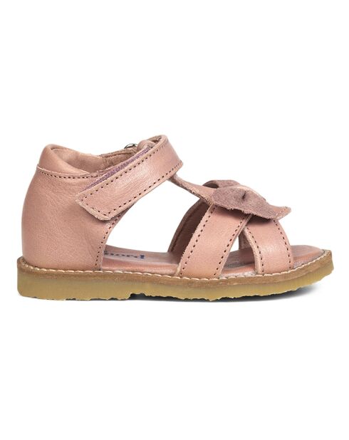 Sandales à Scratchs Gry rose pâle