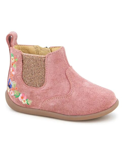 Bottines Stand Up Jod Brodi vieux rose