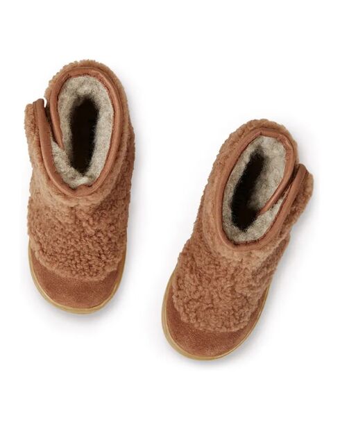 Boots à Scratchs Bear Fourrées marron clair
