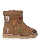 Boots à Zip Mingus Woodland Collection Uniqua marron