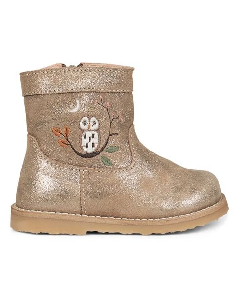 Boots Mingus Owl Collection Uniqua dorées