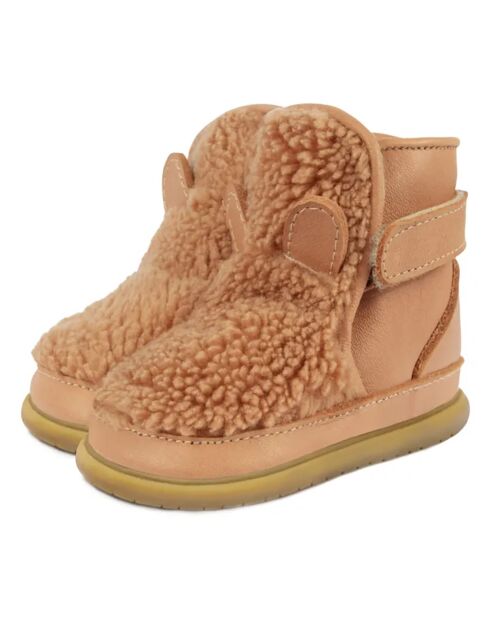 Boots Fourrées Roumi Ours marron clair