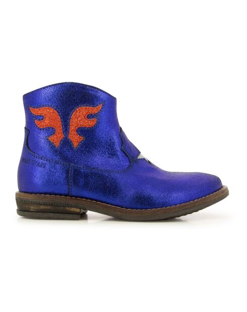 Bottines Billy West bleu électrique
