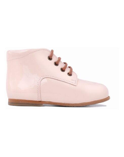 Bottines à lacets First roses