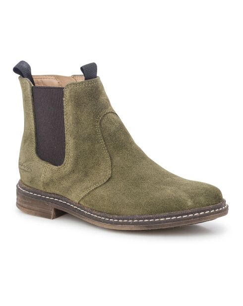 Boots Chelsea City Jod Zip vert olive