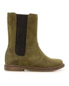 City Mid Jod Olivgrüne Wildlederstiefel