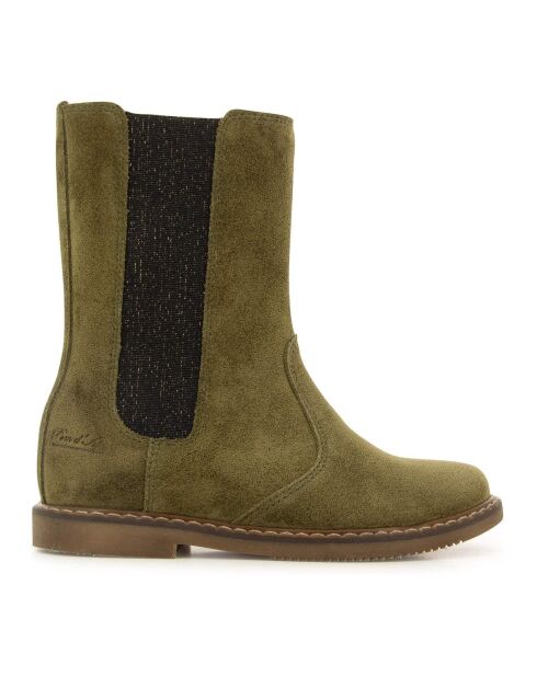 Bottes en Suede City Mid Jod vert olive