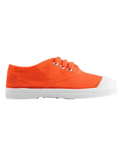 Tennis à Lacets orange