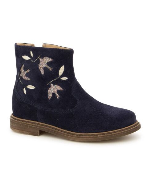 Bottines Sister Birdy bleu marine