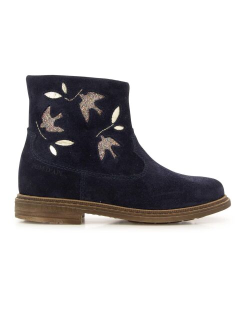 Bottines Sister Birdy bleu marine