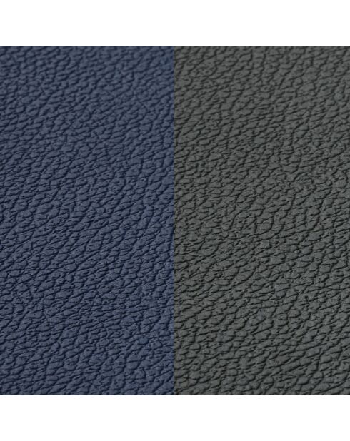 Beidseitiger Untersetzer, kurvenförmig, blau/grau, 6 Stück