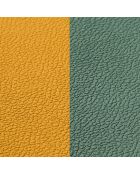 Sous-verre curve réversible jaune/vert  - 6 pièces