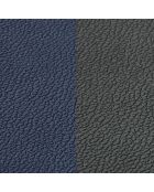 6 Sets de table curve réversible  bleu/gris - 44.5x30x0.18 cm