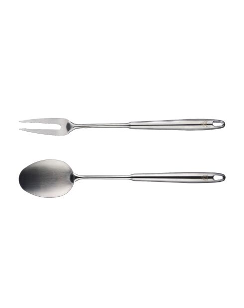 Couverts à salade et barbecue en acier inoxydable STAL inox