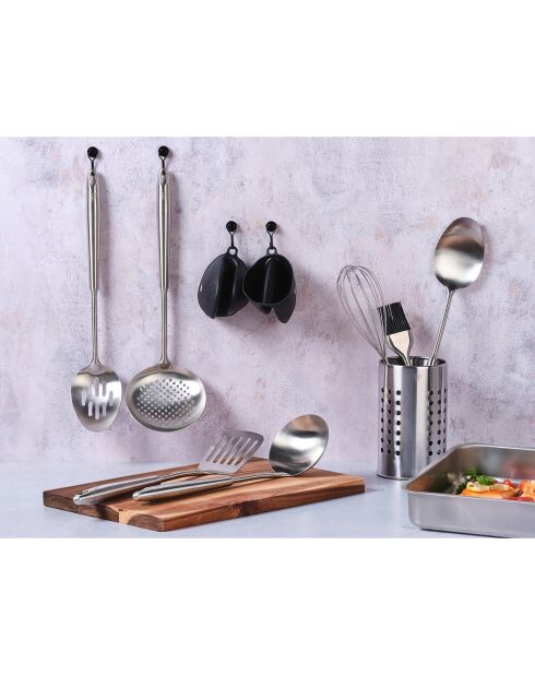 Posate per insalata e barbecue in acciaio inox STAL