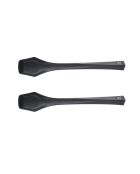 Couverts à salade en thermoplastique JESPER noir