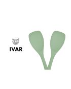 Couverts à salade en silicone IVAR vert pâle