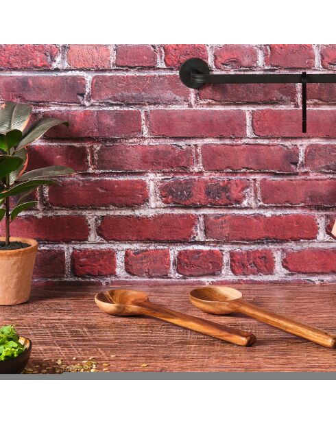 Couverts à salade en bois d'acacia OLLE marron