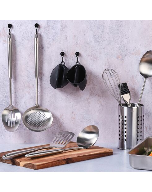 Set d'ustensiles de cuisine en acier inoxydable STAL inox - 10 pièces