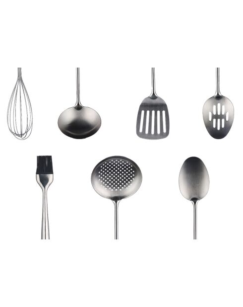Set d'ustensiles de cuisine en acier inoxydable STAL inox - 10 pièces