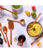 Set di pentole in legno di acacia marrone SKOV - 12 pezzi