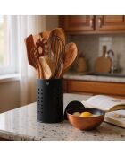 Set di pentole in legno di acacia marrone SKOV - 12 pezzi