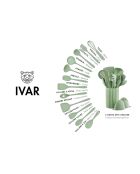 Set di pentole in silicone verde chiaro IVAR - 15 pezzi