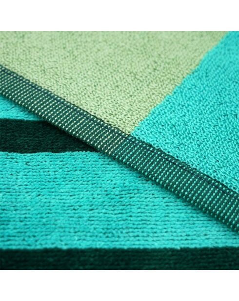 Veelkleurig Yari Jacquard Velvet Terry XL strandlaken - 140x180 cm