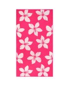 Telo da mare in spugna Jacquard rosa Colca - 90x170 cm