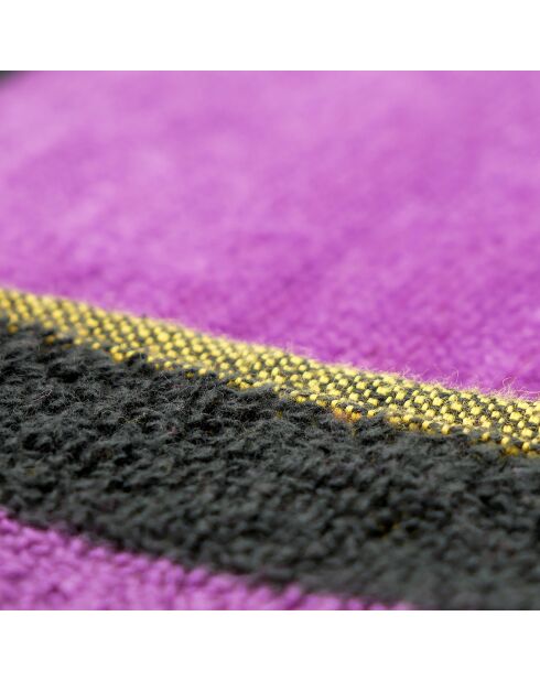 Rosafarbenes Glamchic Strandtuch aus Jacquard-Samt, Frottee, 90 x 170 cm