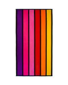 Rosafarbenes Glamchic Strandtuch aus Jacquard-Samt, Frottee, 90 x 170 cm