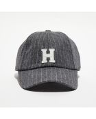 Casquette en Laine mélangée H flanelle gris