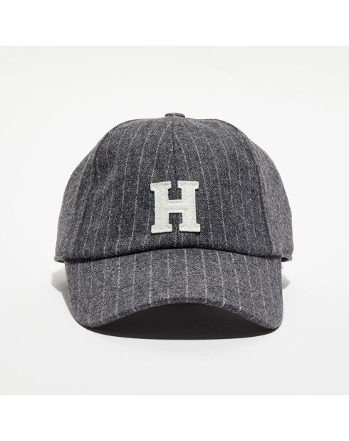 Casquette en Laine mélangée H flanelle gris