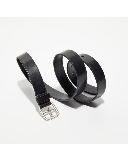 Ceinture en Cuir D'Austin noire