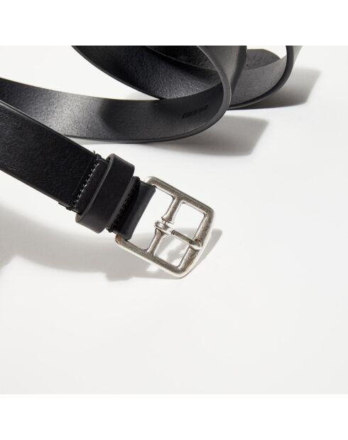 Ceinture en Cuir D'Austin noire