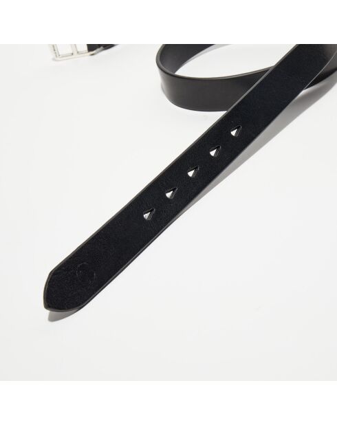 Ceinture en Cuir D'Austin noire