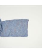 Écharpe en Mohair & Laine mélangés Mela bleue - 230x45 cm